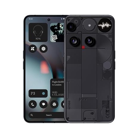 Nothing Phone (3), 12 GB, 256 GB, must - Nutitelefon