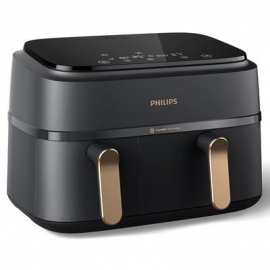 Philips 3000 Seeria Dual Basket Airfryer, 9 L, 2750 W, kaks korvi, must - Kuumaõhufritüür