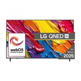 LG QNED82 AI, 75'', 4K UHD, QNED, must - Teler
