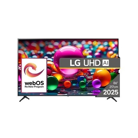 LG UHD AI UA75, 86'', 4K UHD, LED LCD, must - Teler