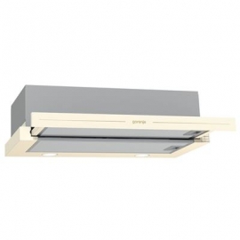 Gorenje, 435 m³/h, laius 60 cm, beež - Integreeritav õhupuhasti