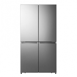 Hisense, Total No Frost, 609 L, kõrgus 179 cm, roostevaba teras - SBS-Külmik