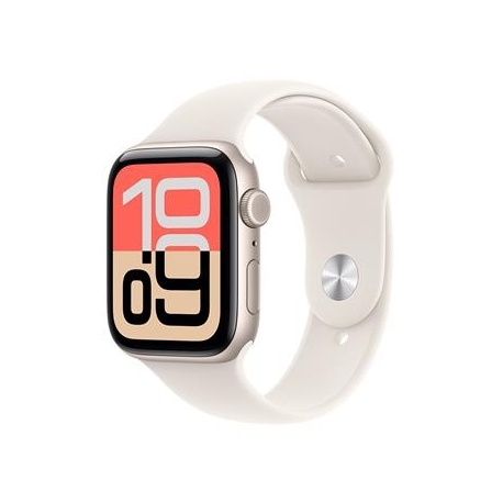 Apple Watch SE 3, 44 mm, GPS + Cellular, sport band, S/M, beež alumiinium / beež - Nutikell
