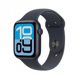 Apple Watch SE 3, 44 mm, GPS + Cellular, sport band, S/M, must alumiinium / must - Nutikell