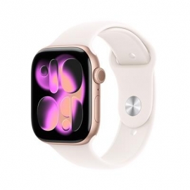 Apple Watch 11, 42 mm, GPS, S/M, roosa kuld - Nutikell