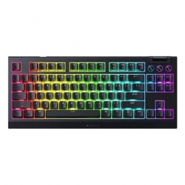 Razer BlackWidow V4, TKL, tactile, must - Juhtmevaba klaviatuur