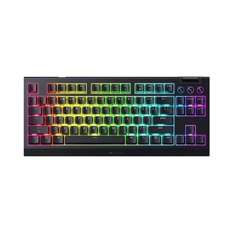 Razer BlackWidow V4, TKL, tactile, must - Juhtmevaba klaviatuur