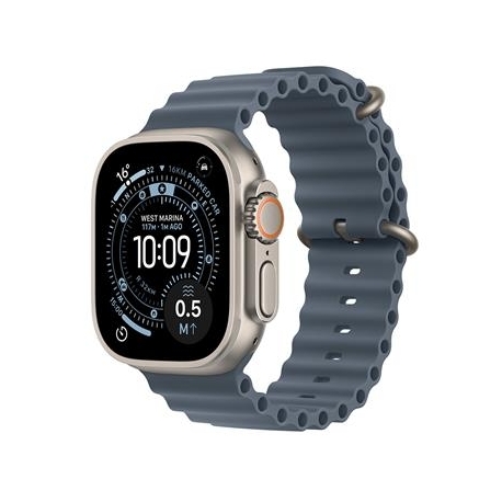 Apple Watch Ultra 3, 49 mm, Ocean Band, titaan / sinine - Nutikell