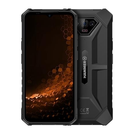 HAMMER Iron V, 6GB, 64GB, must - Nutitelefon