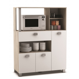 Köögikapp BASILIC valge, 99,3x41,3xH132,2 cm
