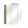 Peegelkapp 13-I tamm, 68x20xH73 cm, LED
