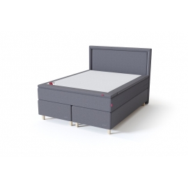Sleepwell BLACK CONTINENTAL kontinentaalvoodi 160x200x54 cm, punakaspruun