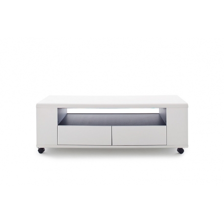 Tv-alus CHELSEA valge / antratsiit, 119x43xH46 cm